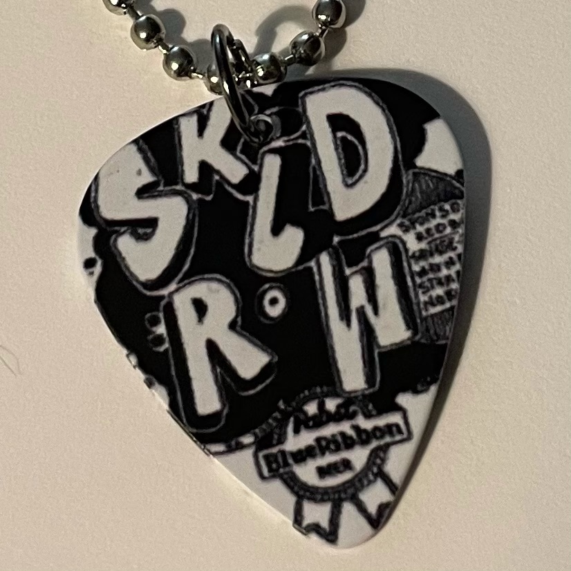 Skid Row Guitar Pick Necklace
